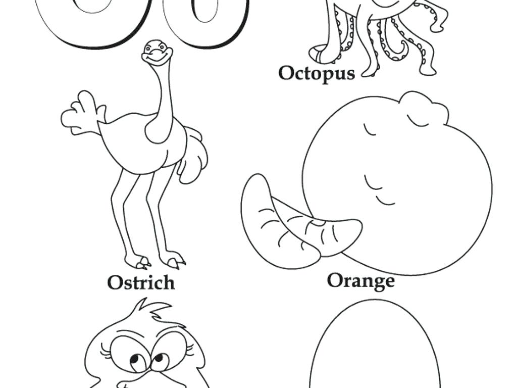 1022x768 Best Of Alphabet Coloring Pages For Kids For Alphabet Letter O