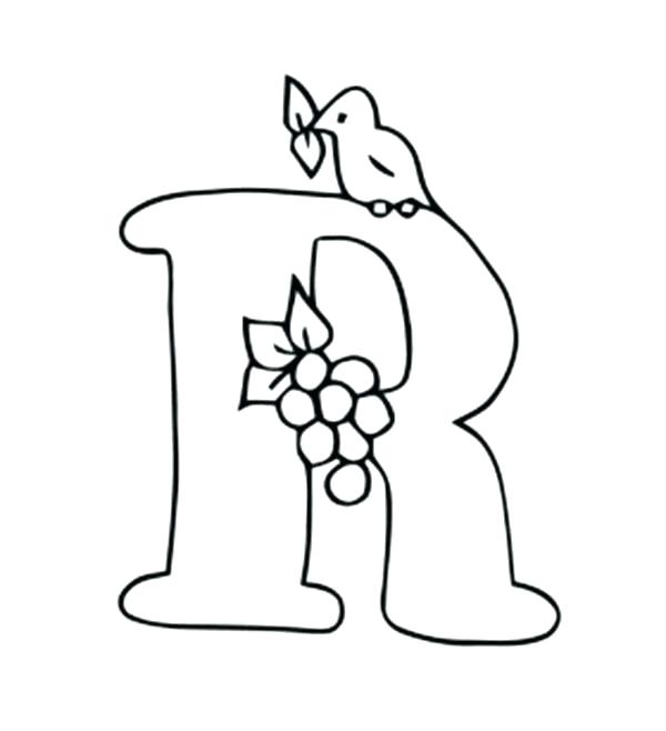 600x658 Alphabet Coloring Pages For Toddlers Alphabet Coloring Pages