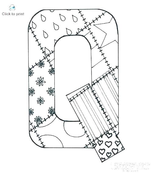 500x570 Alphabet Animal Coloring Pages