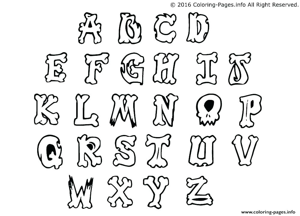 1000x720 Letter Coloring Alphabet Letters Coloring Pages Alphabet Letters
