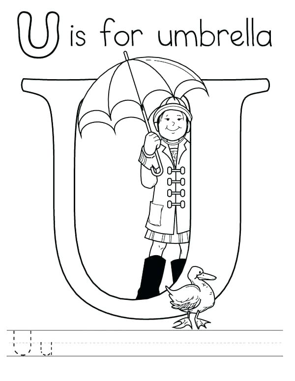 600x775 Letter U Coloring Sheets Alphabet Coloring Pages Free Letter U
