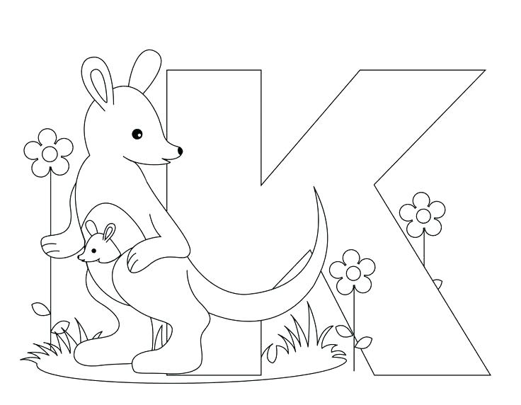 736x572 Alphabet Coloring Pages For Preschoolers Free
