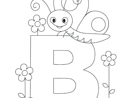 440x330 Alphabet Letters Coloring Pages Letters To Color Printable Sheets
