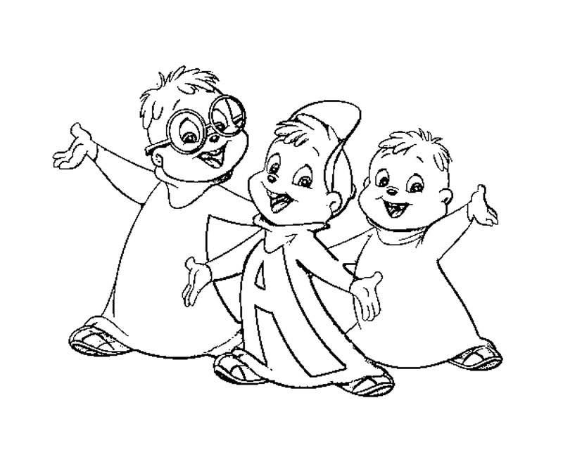 800x667 Alvin The Chipmunks Coloring Pages Luxury Printable Alvin