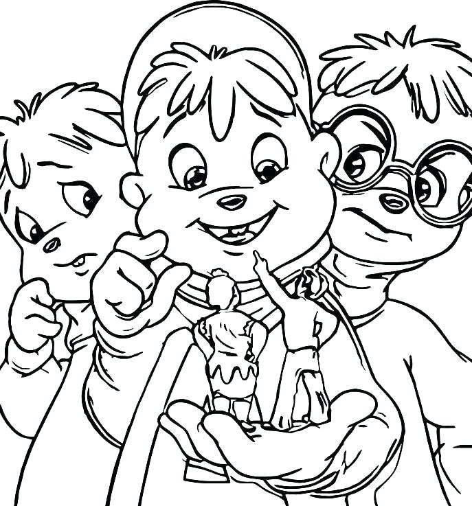 Alvin And The Chipmunks Coloring Pages at GetDrawings | Free download