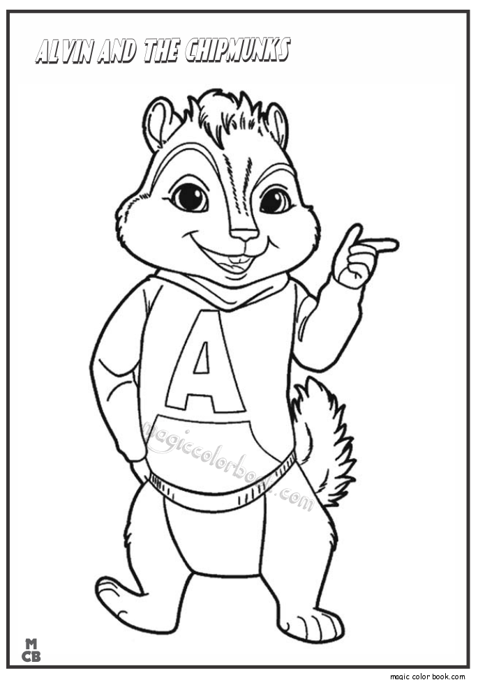 685x975 Alvin And Chipmunks Coloring Pages