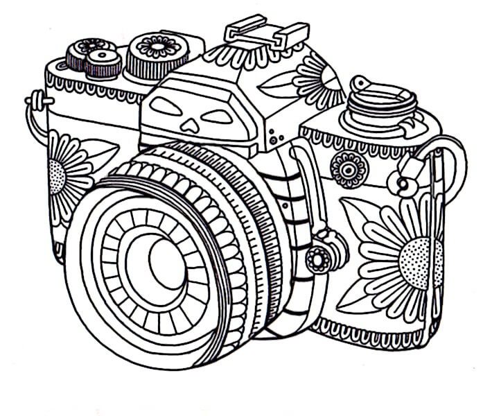 697x600 Coloring Pages Cool Adult Coloring Pages