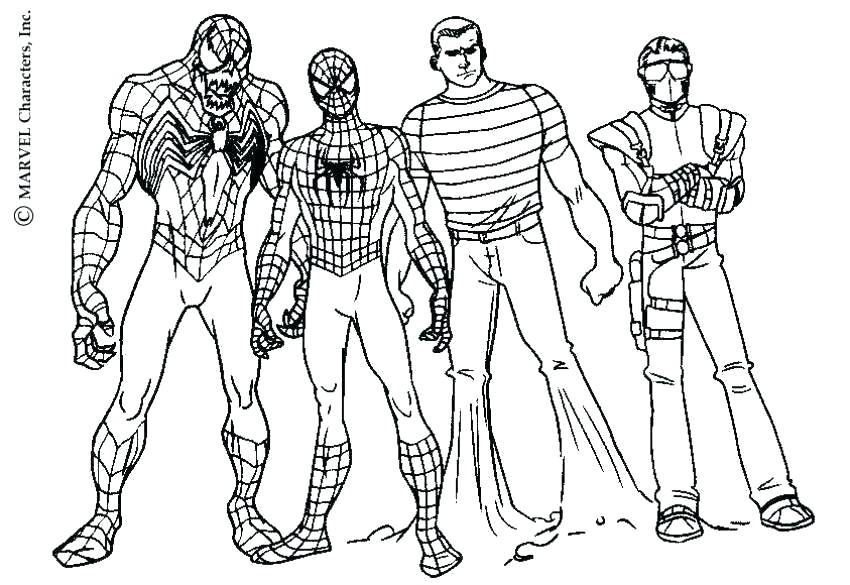 850x585 Coloring Page Spiderman Coloring Pages Coloring Page Coloring