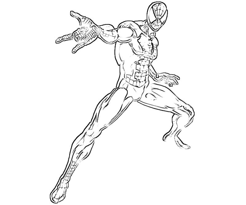 800x667 The Amazing Spider Man Coloring Pages