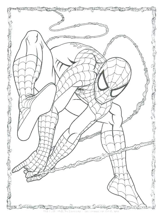 580x780 Coloring Page Spiderman Amazing Spider Man Coloring Pages
