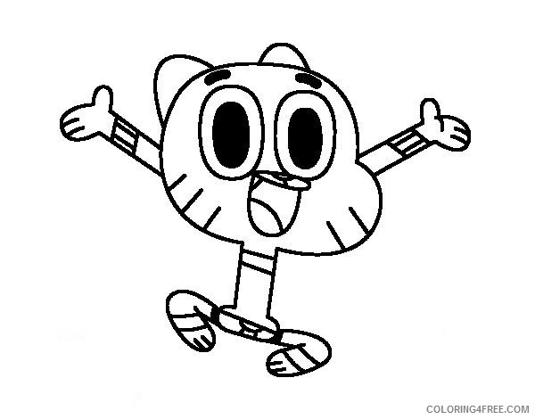 Amazing World Of Gumball Coloring Pages To Print at GetDrawings | Free ...