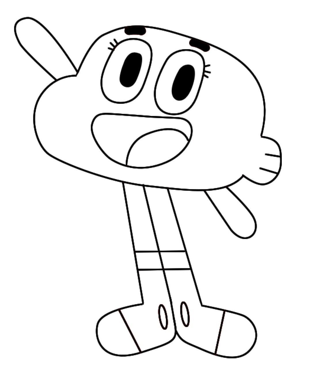 1080x1275 To Amazing World Of Gumball Coloring Pages