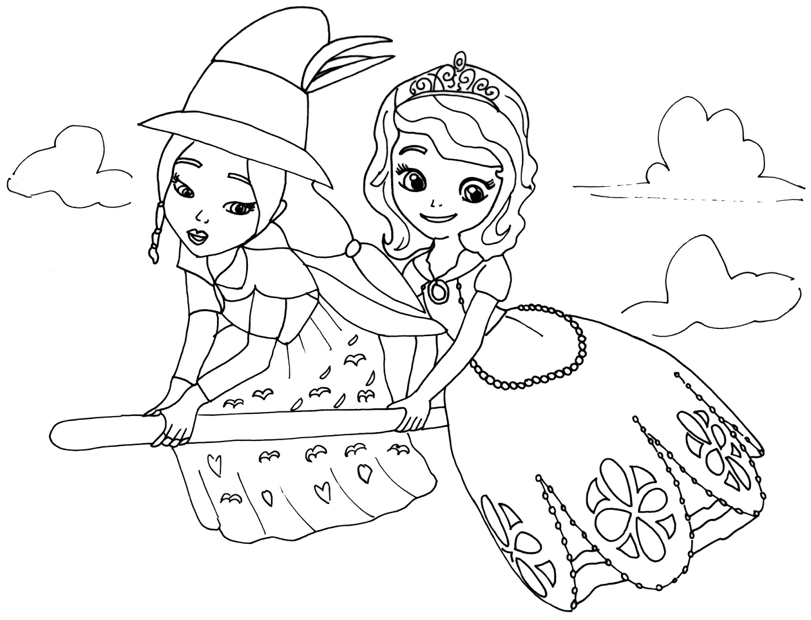 1600x1225 Nobby Design Ideas Princess Sofia Coloring Pages And Amber