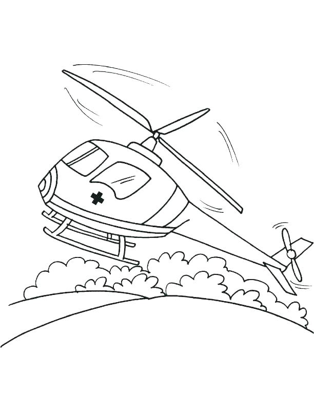 612x792 Ambulance Coloring Pages