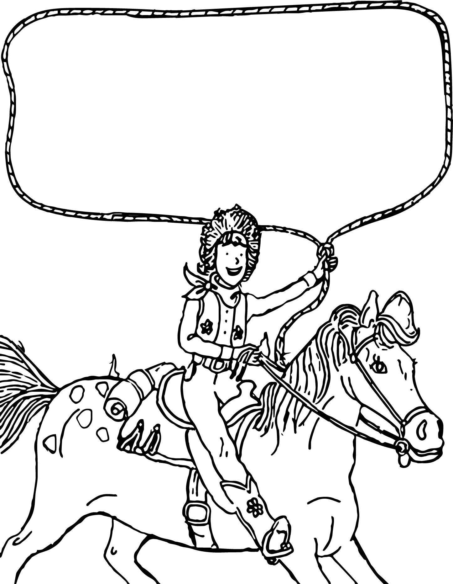 1446x1862 Appealing Go West Amelia Bedelia On The Horse Coloring Page