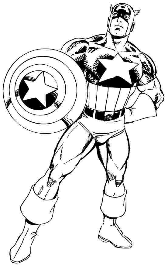 553x876 Captain America Coloring Pages Printable Captain America Coloring