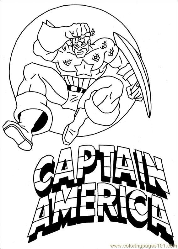 567x794 Free Printable Captain America Coloring Pages For Kids