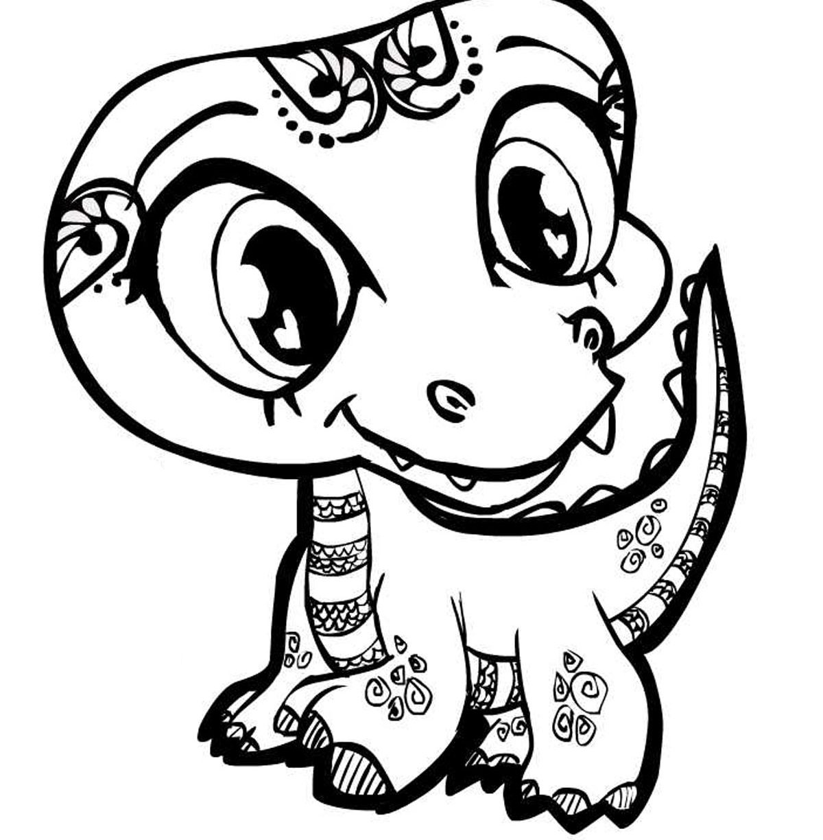 1200x1224 Drawn Alligator Outline Pencil And In Coloring Pages For Adults