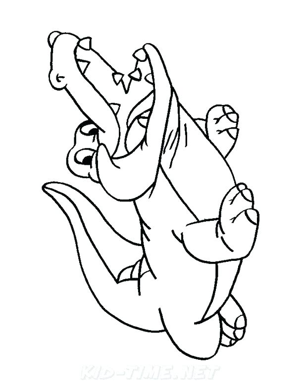 612x792 Printable Alligator Coloring Pages Alligators Page Free