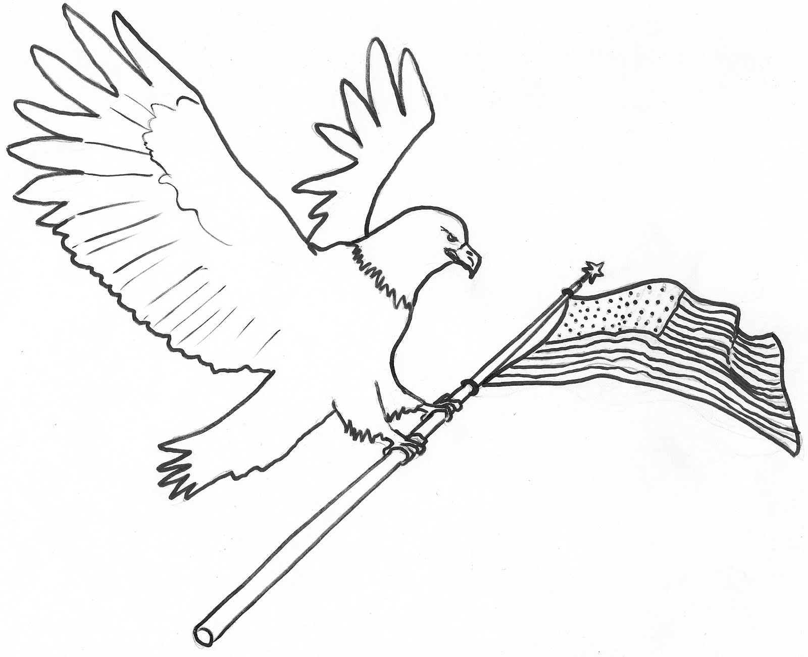 1600x1301 Eagle Head Coloring Pages