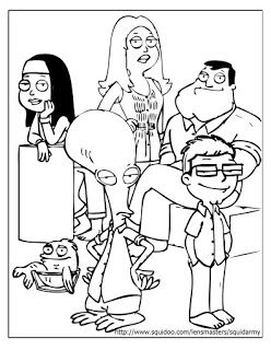 248x320 American Dad Coloring Pages Family Potrait Coloring Pages