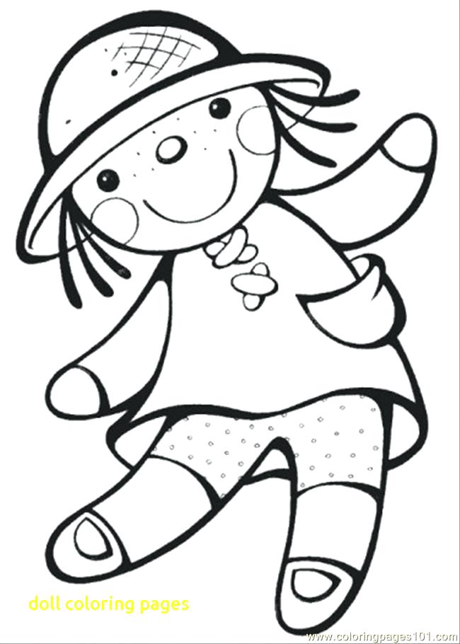 650x910 Doll Coloring Pages Girl Doll Coloring Page Baby Doll Coloring