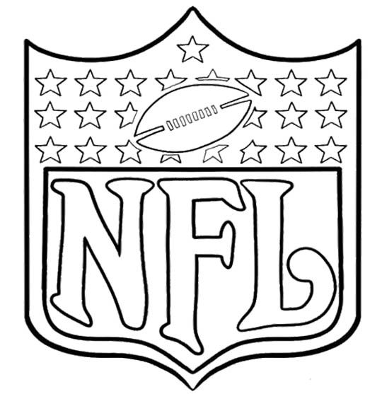 540x557 Arms Of Nfl Football Coloring Page Kids Coloring Pages