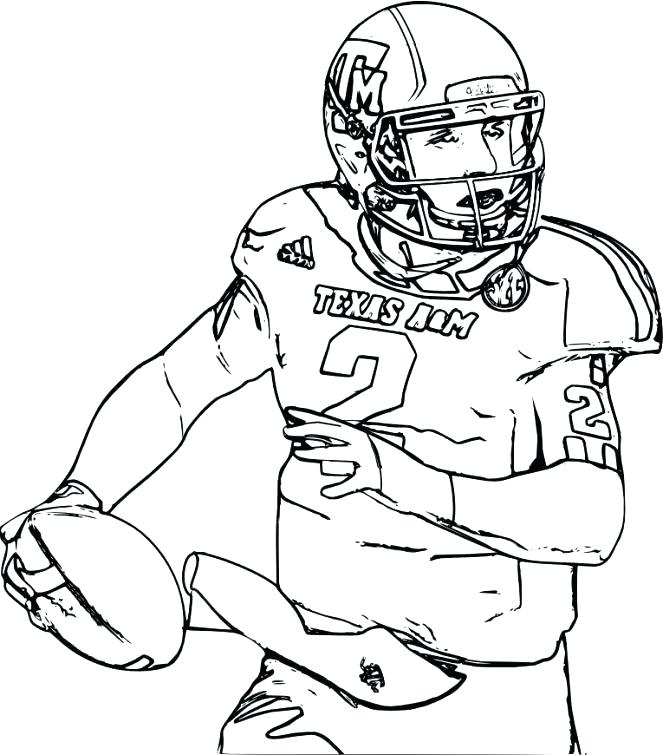 663x755 Coloring Pages And Coloring Books Football Coloring Pages