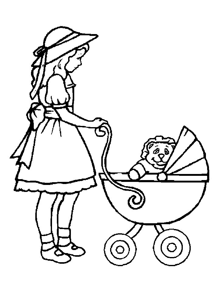 720x960 American Girl Doll Coloring Pages Kolorowanki Girl