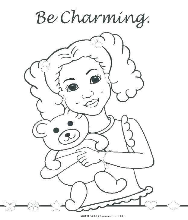 623x730 Coloring Pages Girl Girl Doll Coloring Pages Free Coloring Pages