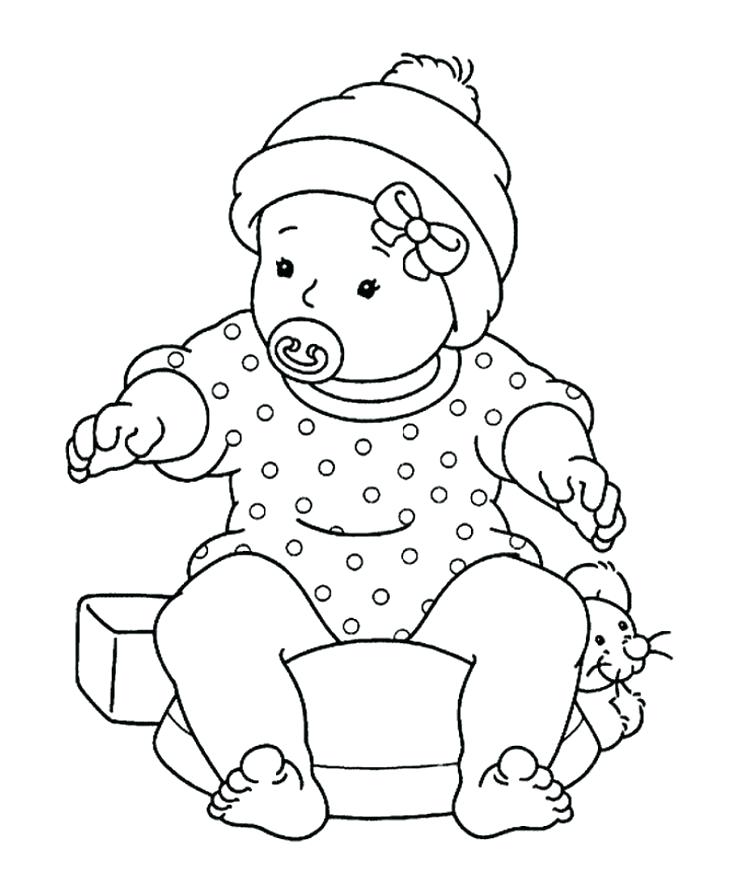 736x895 Doll Coloring Pages Good Doll Coloring Pages For Year Color Pages