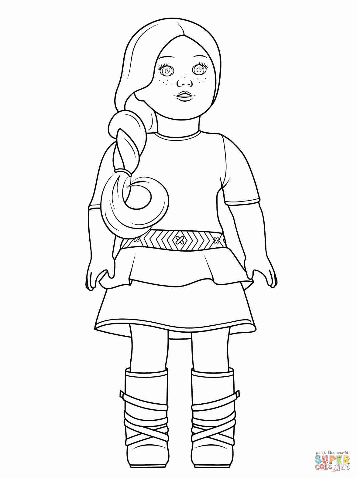 1175x1575 American Girl Doll Coloring Pages To Download And Print For Free