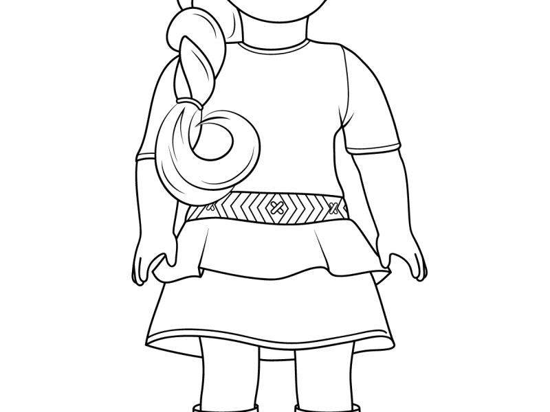 800x600 Perfect Ideas American Girl Coloring Pages American Girl Doll