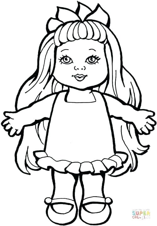 499x720 American Girl Doll Kit Coloring Pages Kids Coloring Girl Doll
