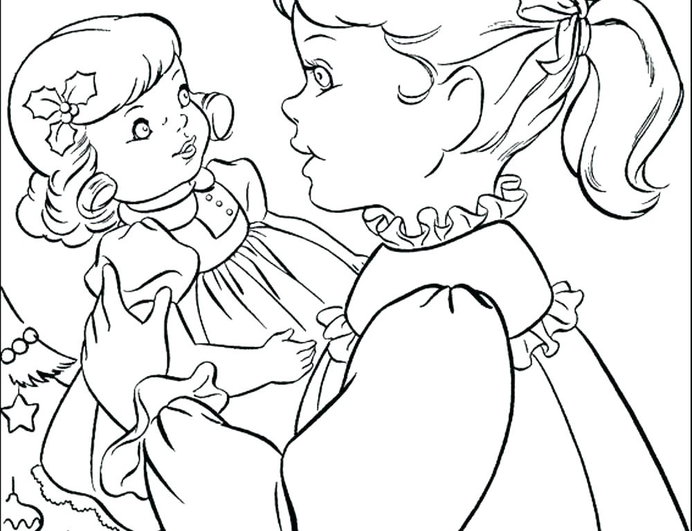 1000x768 Coloring Pages Of American Girl Dolls Girl Coloring Pages Girl
