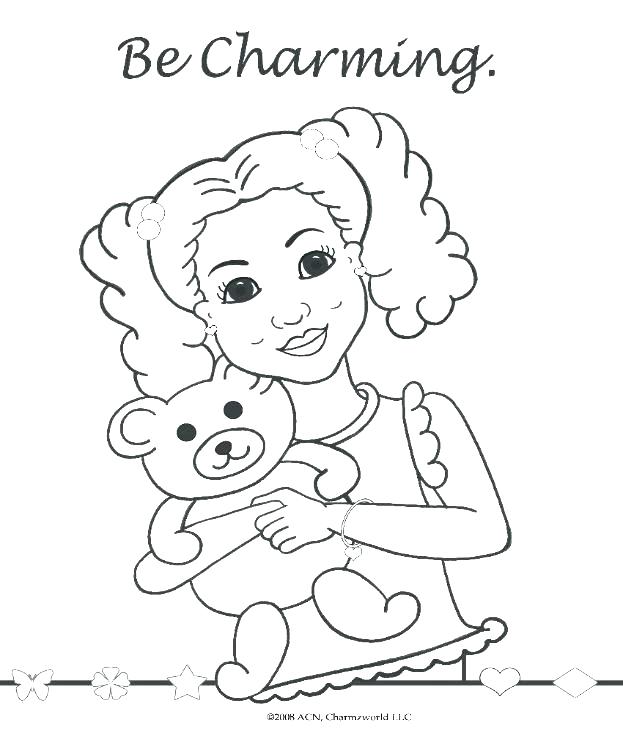 623x730 American Girl Coloring Pages Ing American Girl Doll Coloring