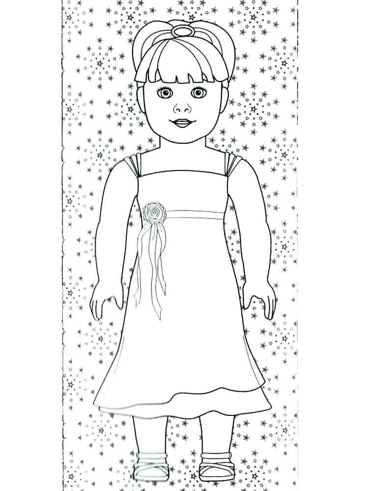 750x1000 American Girl Coloring Pages