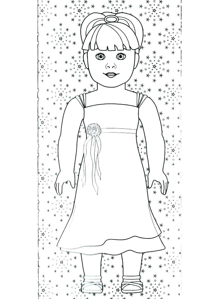 750x1000 American Girl Grace Coloring Pages To Print Printable Of Dolls