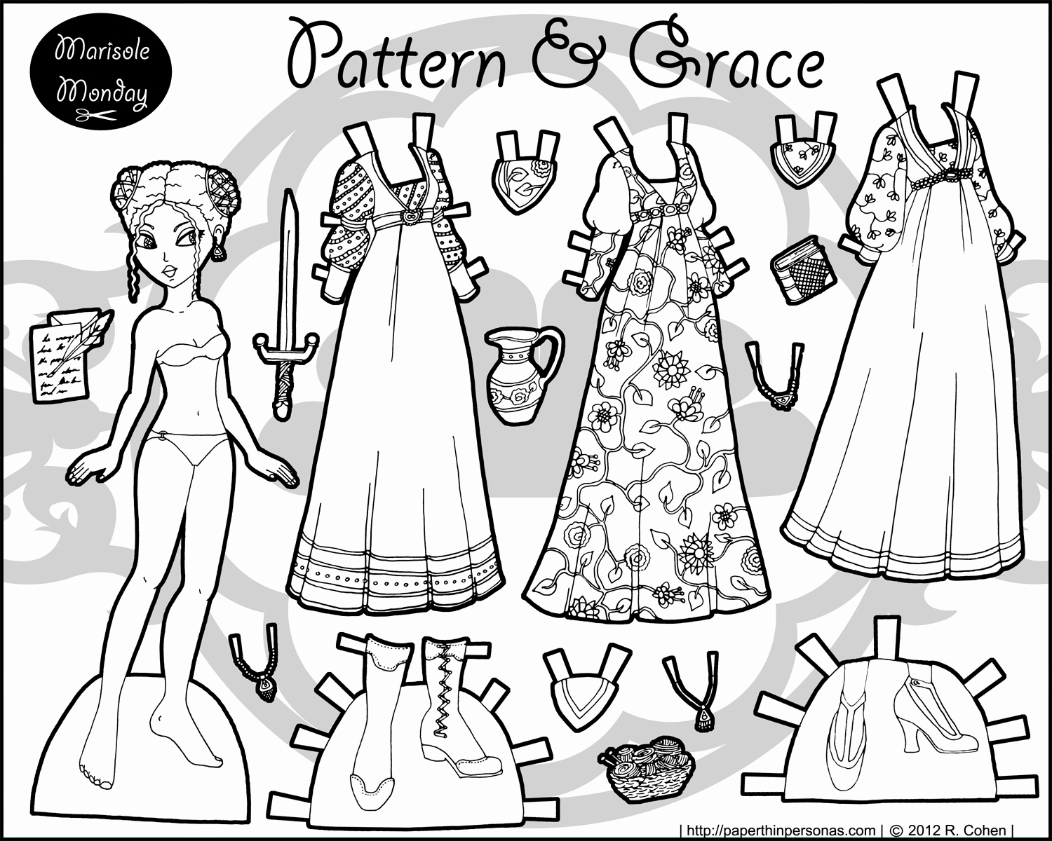 1500x1200 Coloring Pages Ofmerican Girl Dolls Beautiful Patterns Grace