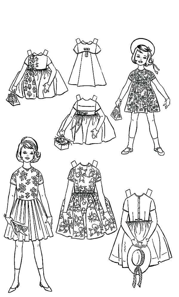 600x991 Girl Doll Coloring Page Baby Doll Coloring Pages Free Girl Doll