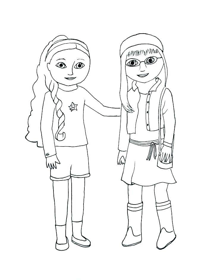 American Girl Printable Coloring Pages at GetDrawings | Free download