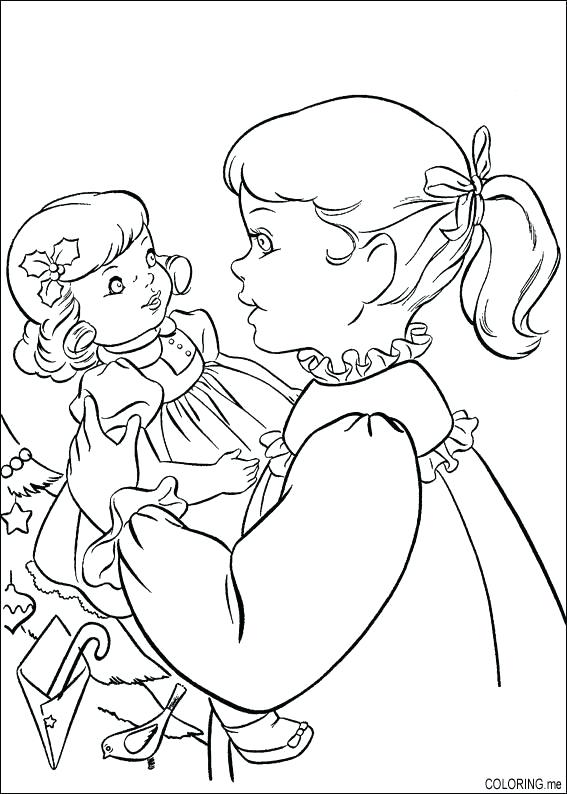 567x794 Coloring Pages American Girl