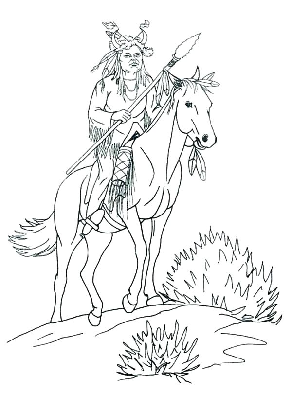 600x847 Native American Coloring Book