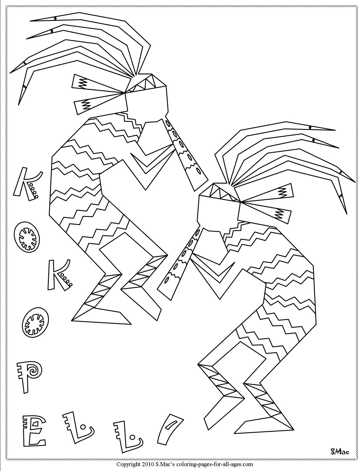 1275x1650 Printable Printable Nativemerican Symbols Coloring Pages