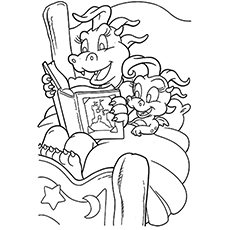 230x230 Top Free Printable Dragon Tales Coloring Pages Online