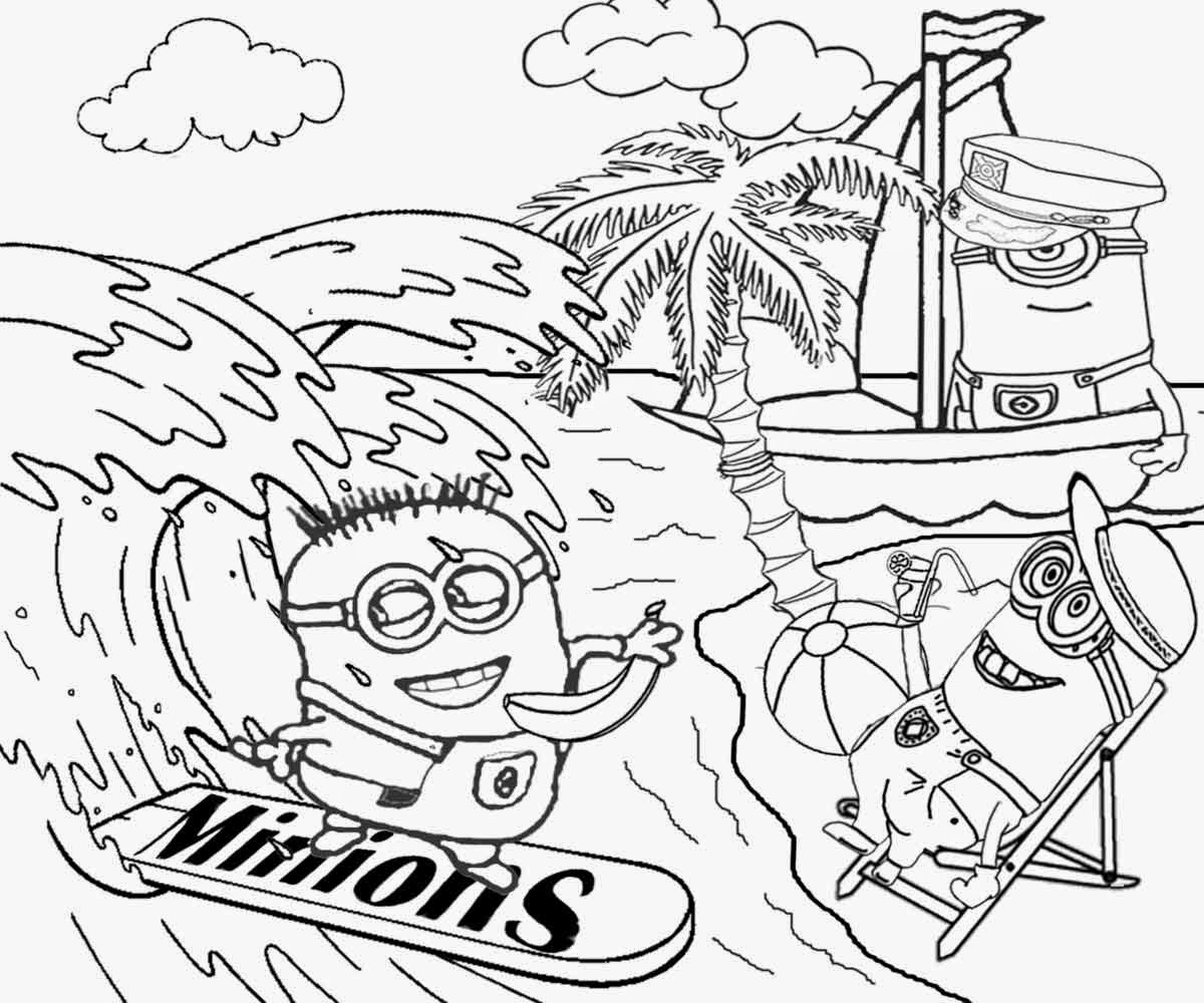 1200x1000 Nice Theme Park Coloring Pages Water Minions Google Zoeken