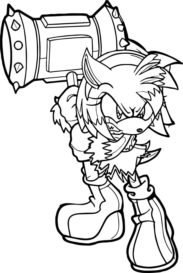 768x1144 Coloring Pages Of Amy Rose New Copy Wild Page
