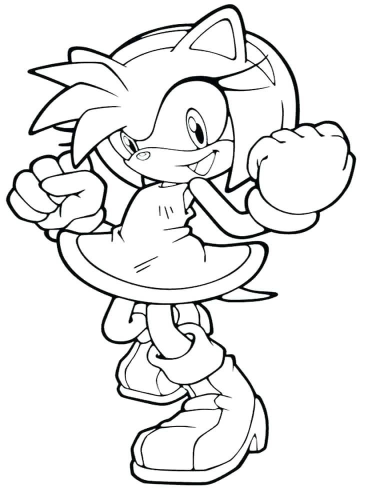 750x1000 Interesting Sonic Amy Coloring Pages Sonic Coloring Sonic Coloring