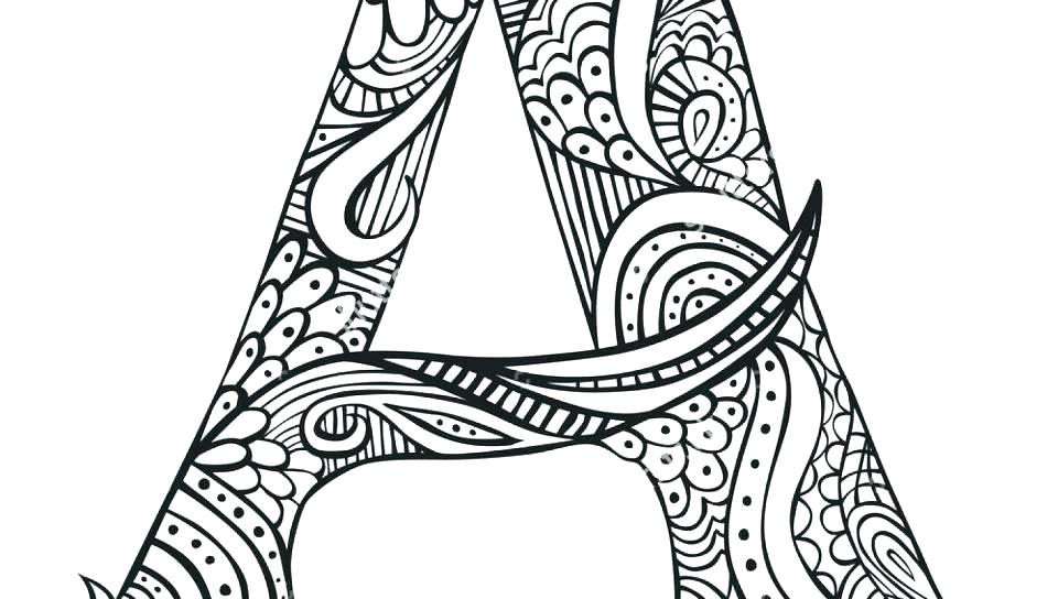 960x544 Letter A Coloring Pages Letter A Coloring Pages Preschool