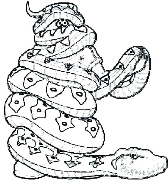 557x598 Coloring Page Snake Anaconda Coloring Pages Snakes G Pages Of Page